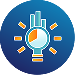 Business analytics icon