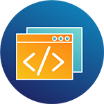Software programming tools icon