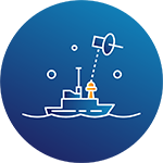 Ship navigation icon