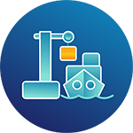 Marine field data collection and analysis icon