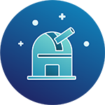 Space telescopes icon