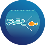 scientific diving icon