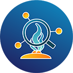 Marine field data collection and analysis icon