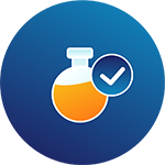 Diagnostic testing icon