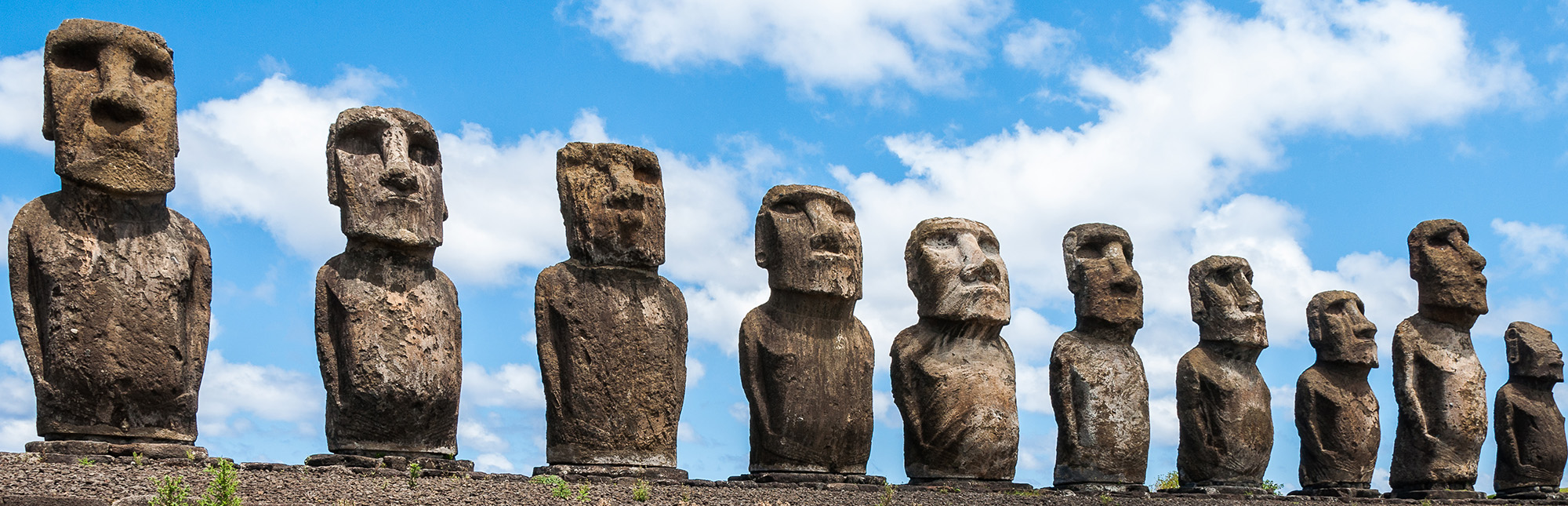 Image of Easter Island statues