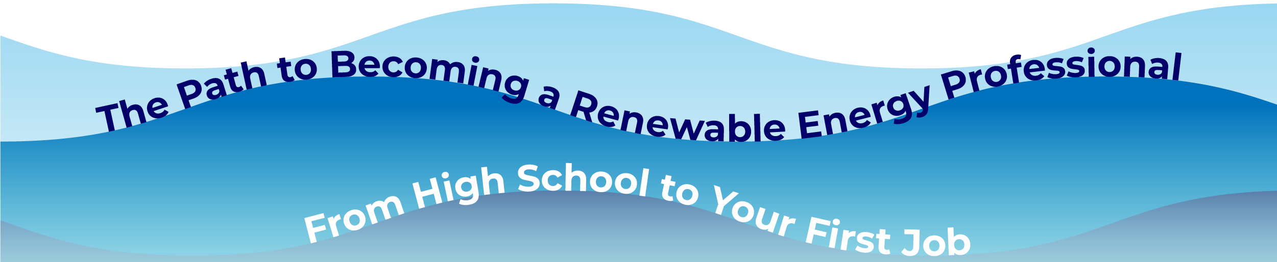 The path to becominga renewable energy professional