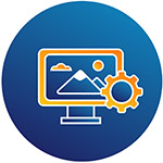 Computer modeling icon