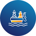 Coastal and marine planning icon